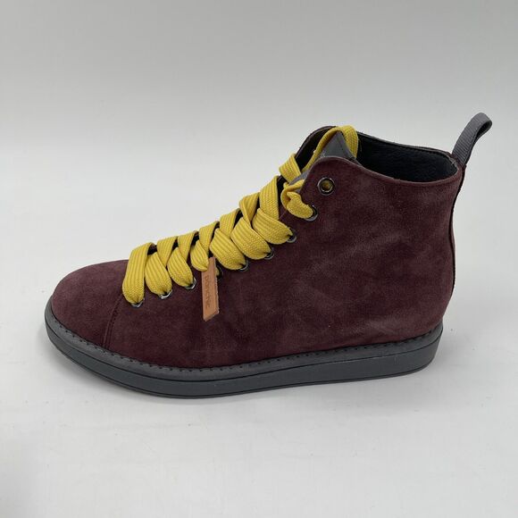 Panchic Ankle‎ Boot Womens 10.5 Wine Made In Italy - Picture 5 of 11